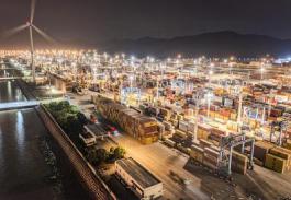 花梨木經(jīng)過上海國際運(yùn)輸運(yùn)送至西雅圖